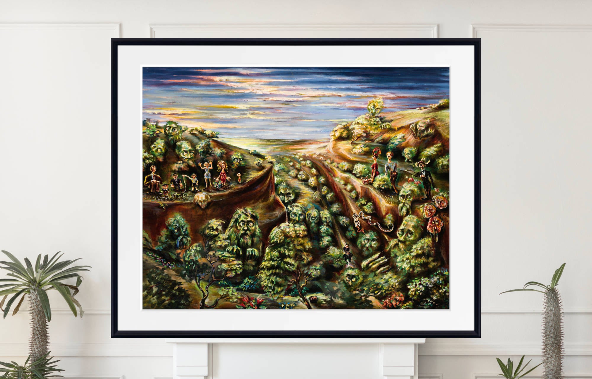 Howard Taft Lorenz Print, Family Picnic