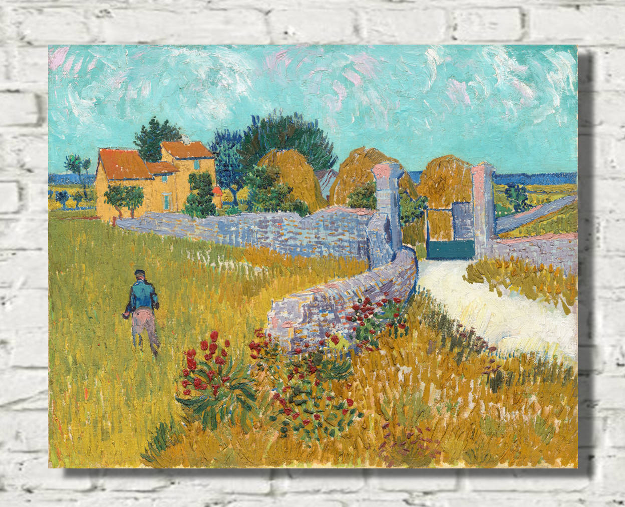 Vincent van Gogh Print, Farmhouse in Provence (1888)