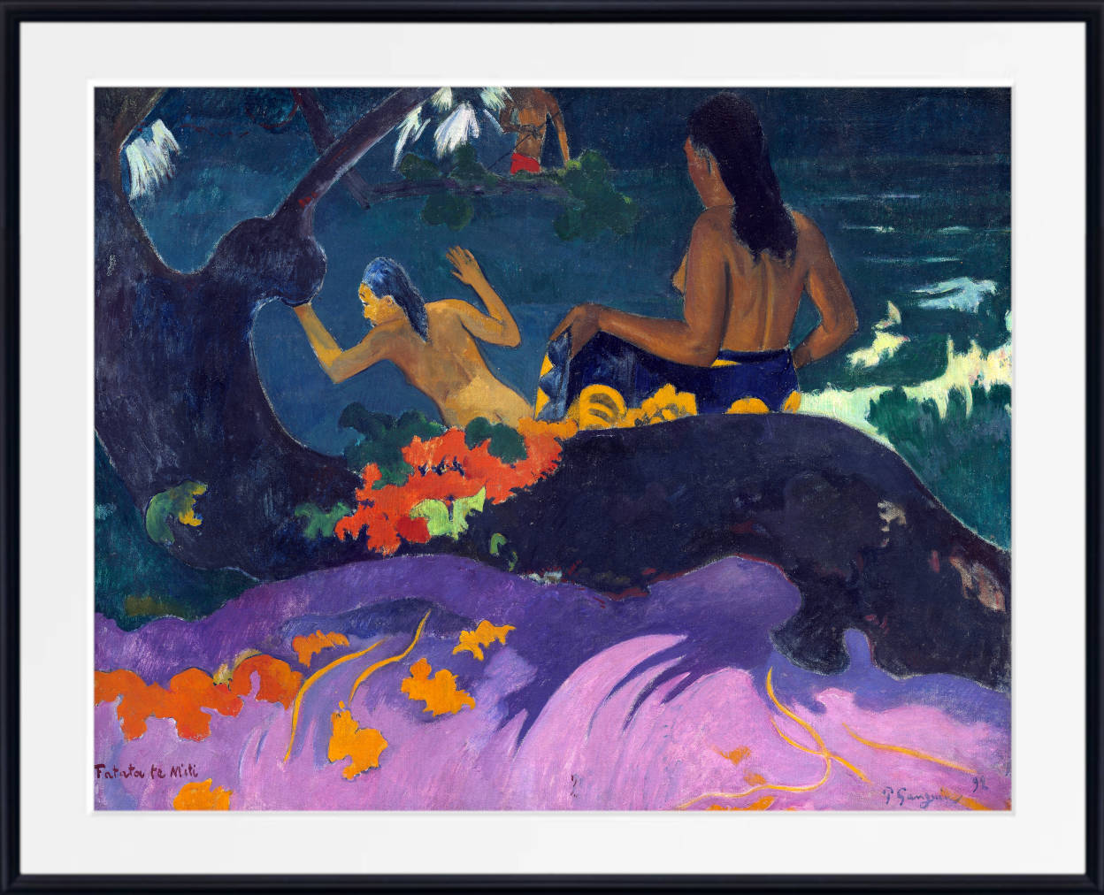 Paul Gauguin Print : Fatata te Miti (By the Sea) (1892)