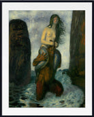 Franz Stuck Print, Faun and Mermaid (1902)