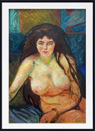 Edvard Munch Fine Art Print, Female Nude, The Beast