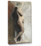 Vilhelm Hammershøi Fine Art Print, Nude Female Standing