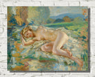 Wilfrid Gabriel de Glehn Print, Female nude reclining