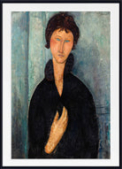 Amedeo Modigliani Wall Art Print : Woman with Blue Eyes (1918)