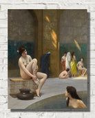 Jean-Léon Gérôme Fine Art Print : Women Bathing