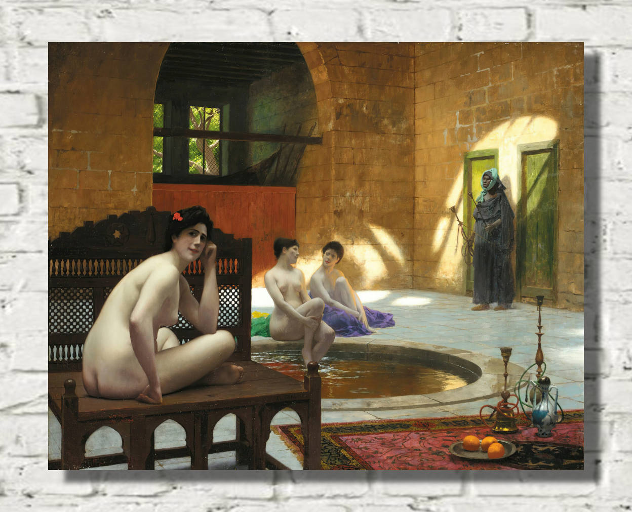 Jean-Léon Gérôme Print, Femmes Au Bain