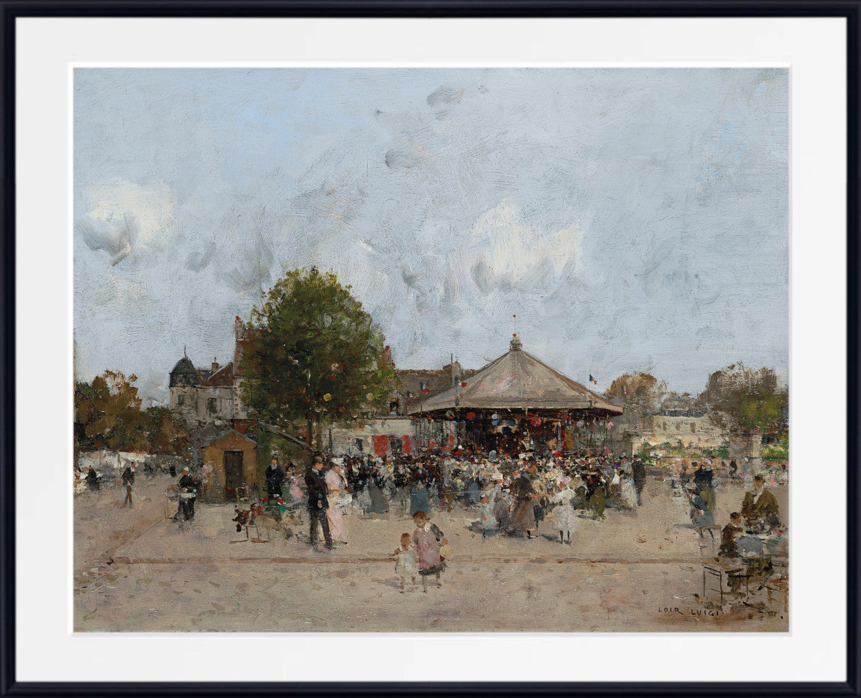 Luigi Loir Fine Art Print: Fête foraine