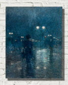 Frederick Childe Hassam Print : Fifth Avenue Nocturne (c. 1895)