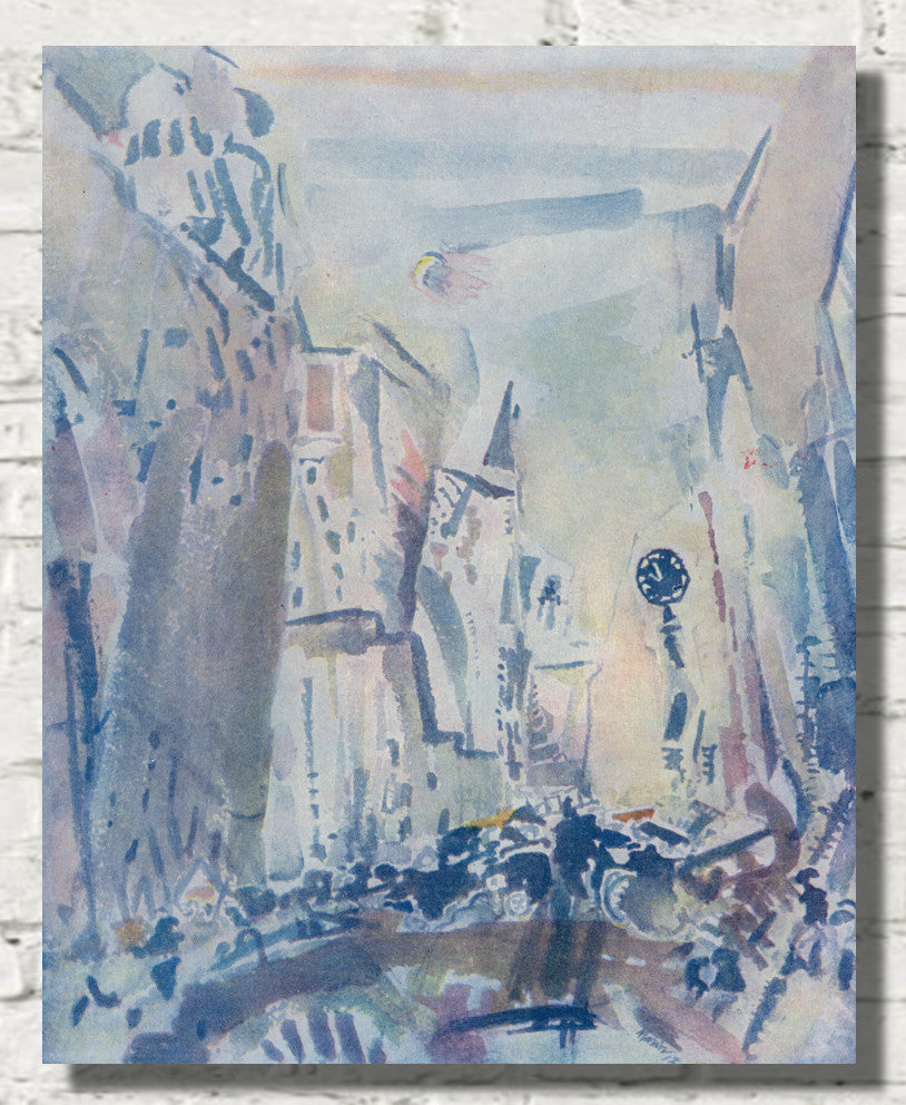 Fifth avenue – as it looks to a leader of the post-impressionists (1912), John Marin