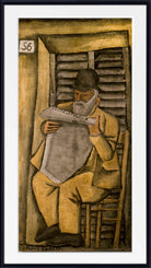 Joaquín Torres-García Print, Male Figure (1926)