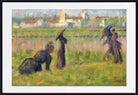 Georges Seurat , Figures in a Landscape (c. 1883)