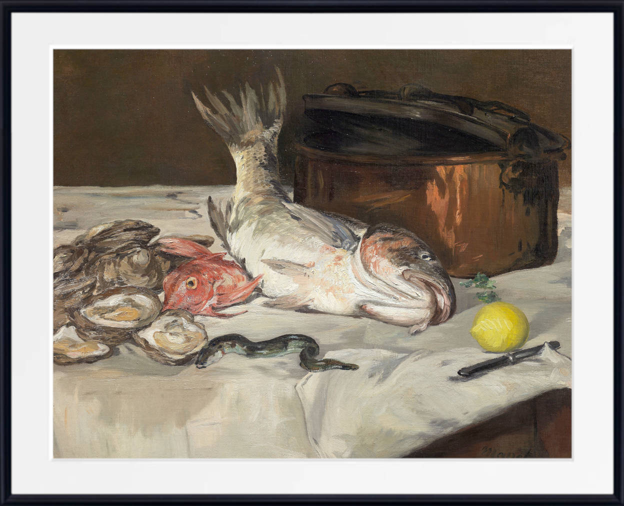 Édouard Manet Print : Fish