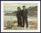 Jean-François Raffaëlli Print, Fishermen of Scotland (1893)