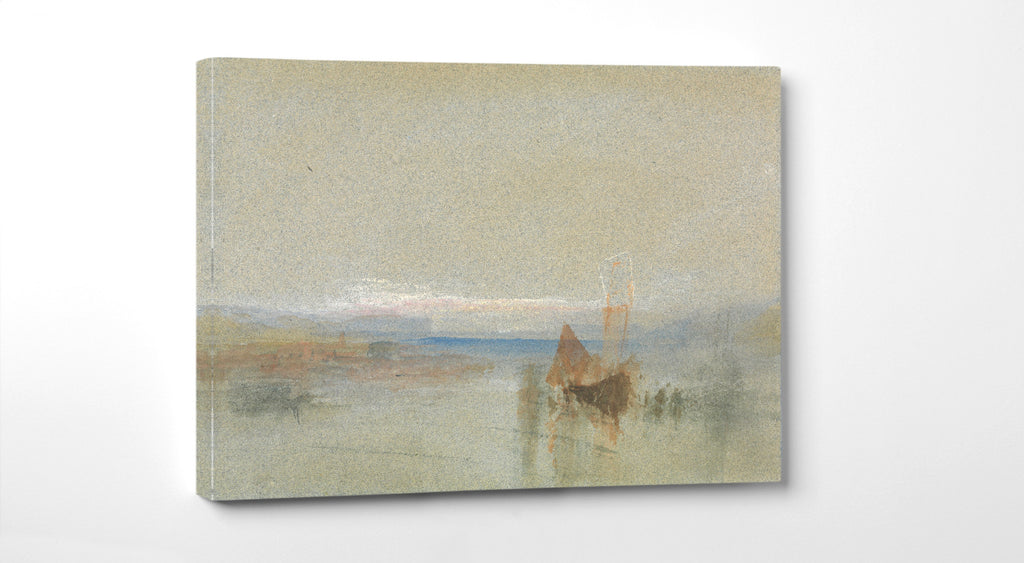 Fishing Boats Becalmed off le Havre by William Turner