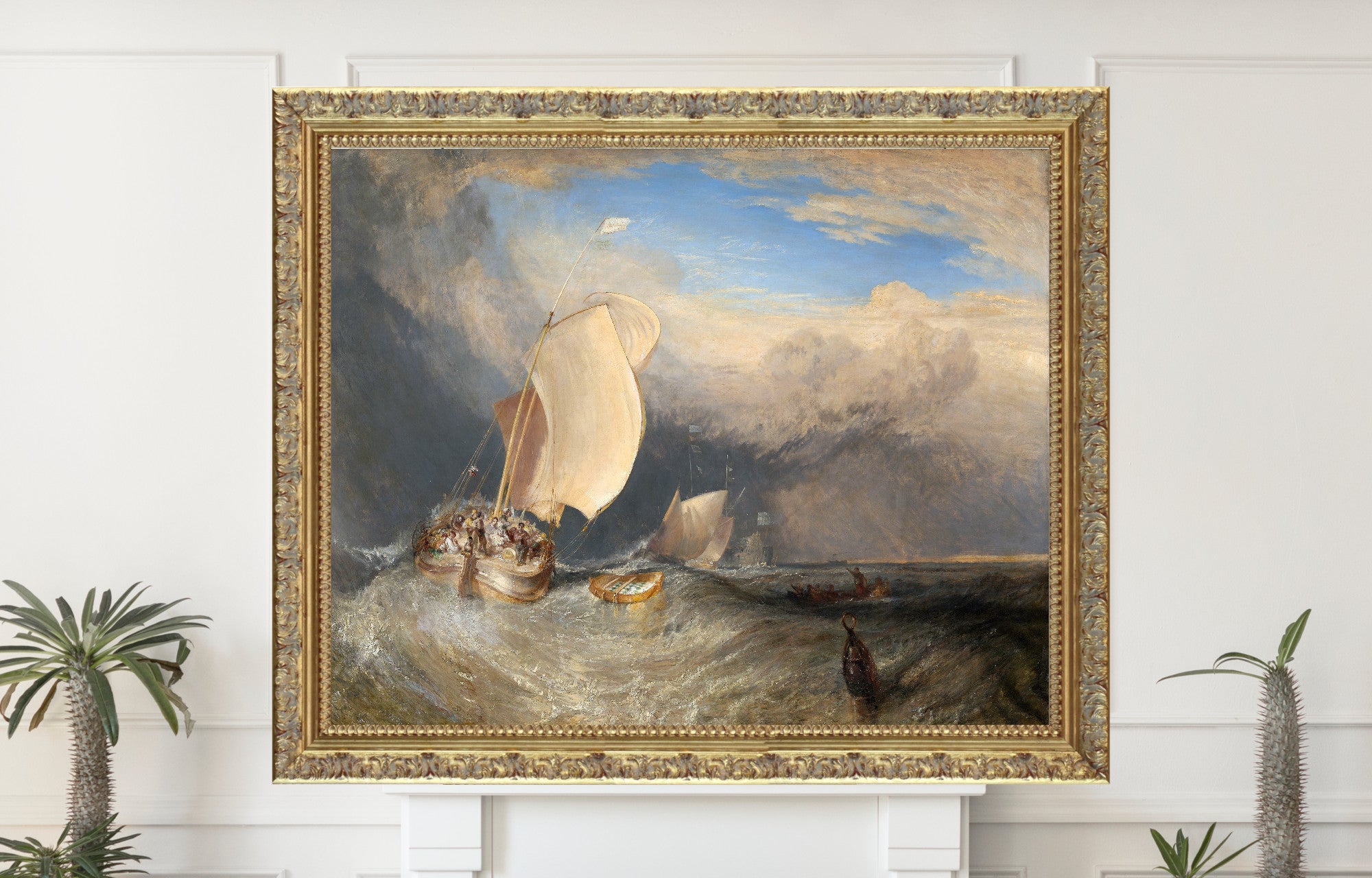 Fishing Boats with Hucksters Bargaining for Fish (1837), William Turner