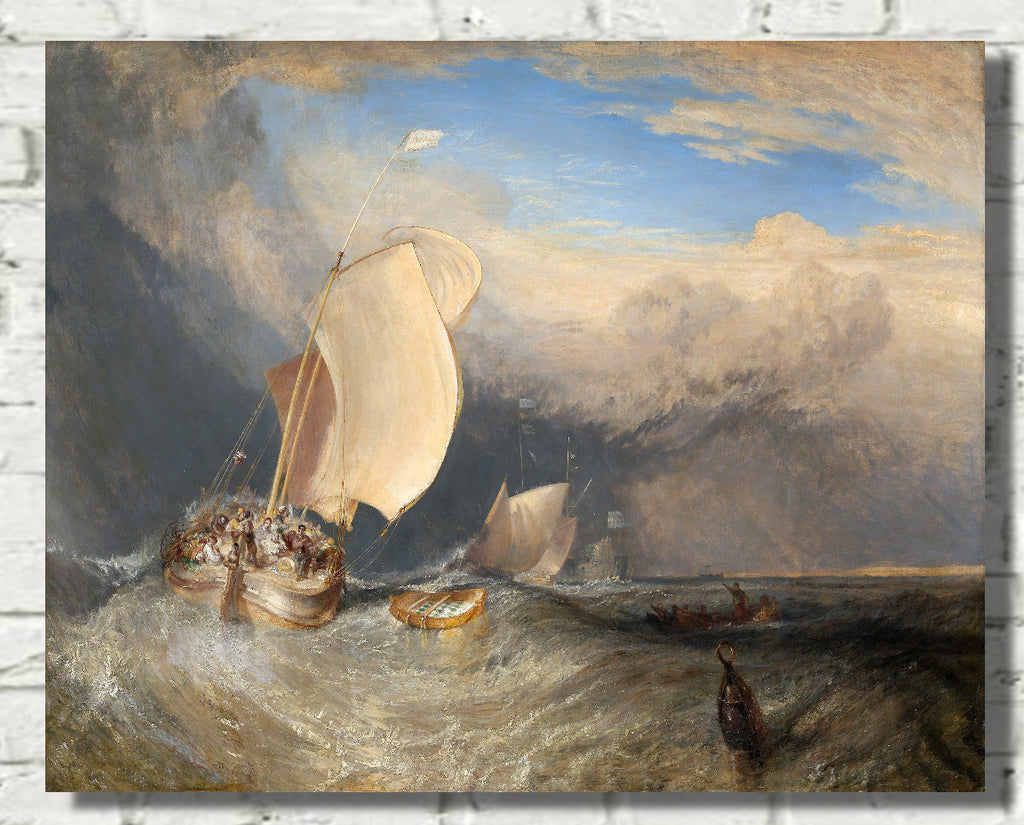 Fishing Boats with Hucksters Bargaining for Fish (1837), William Turner