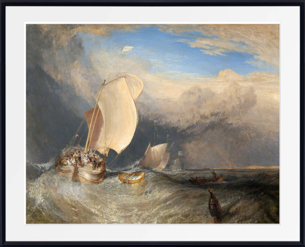 Fishing Boats with Hucksters Bargaining for Fish (1837), William Turner