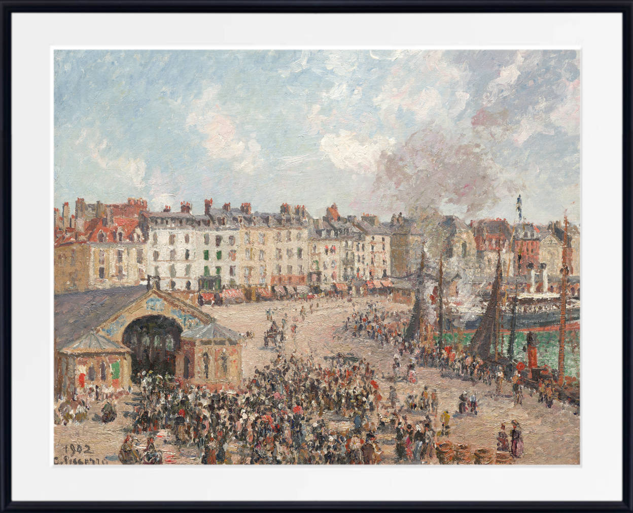 Camille Pissarro Print, Fishmarket (1902)