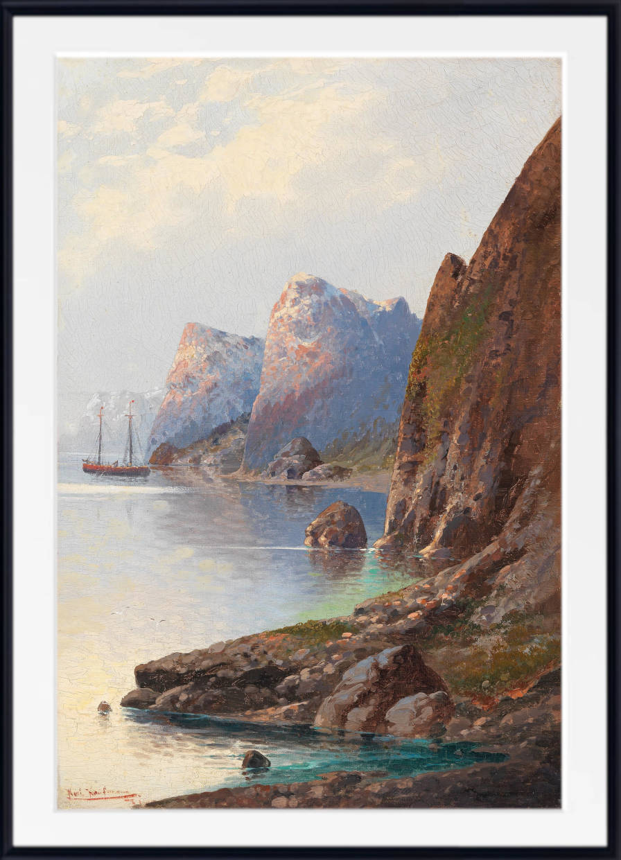 Karl Kaufmann Print, Fjord Landscape