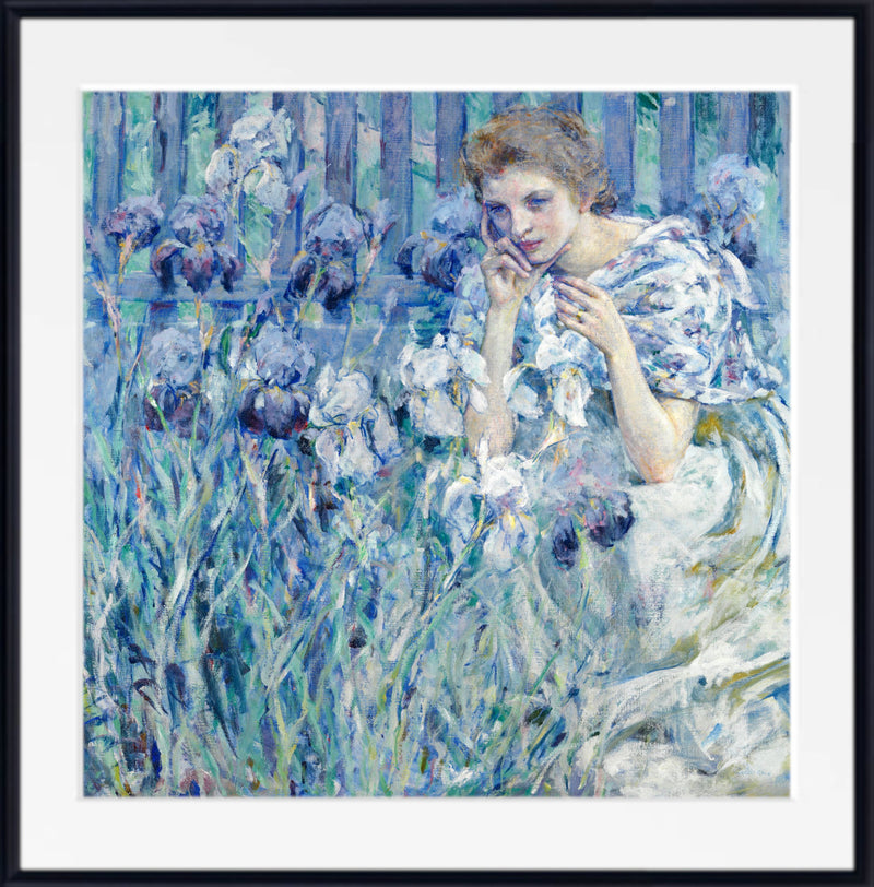 Fleur de Lis by Robert Reid framed print