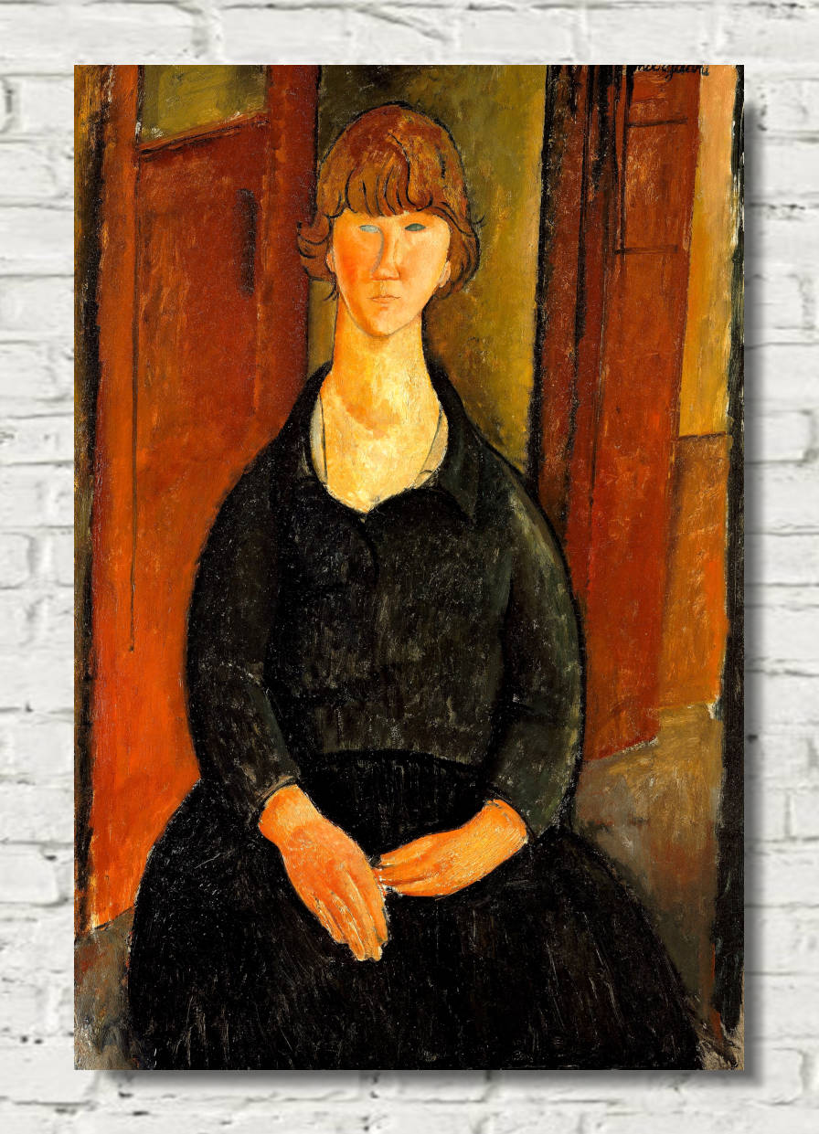 Amedeo Modigliani Wall Art Print : Flower Vendor (1919)