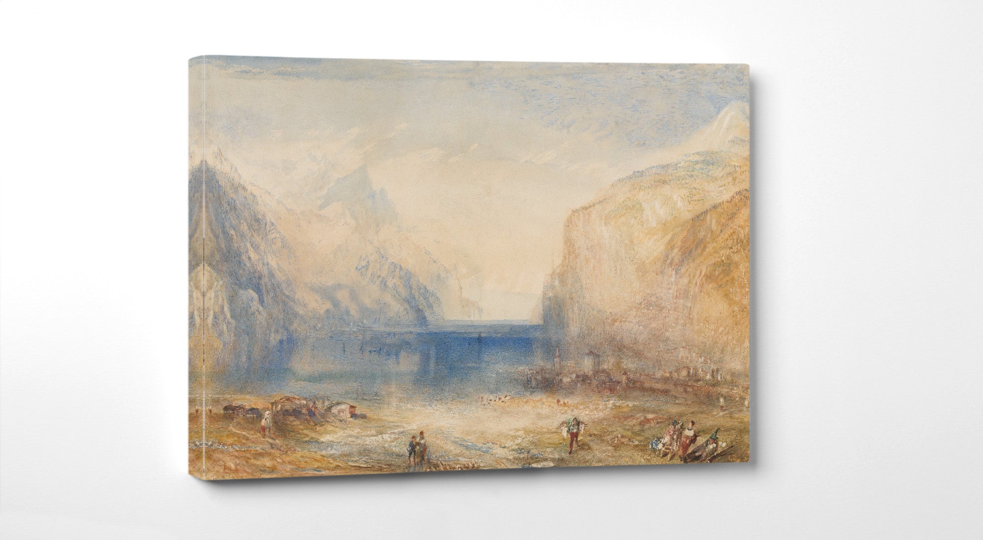 Fluelen- Morning (looking towards the lake) by William Turner 