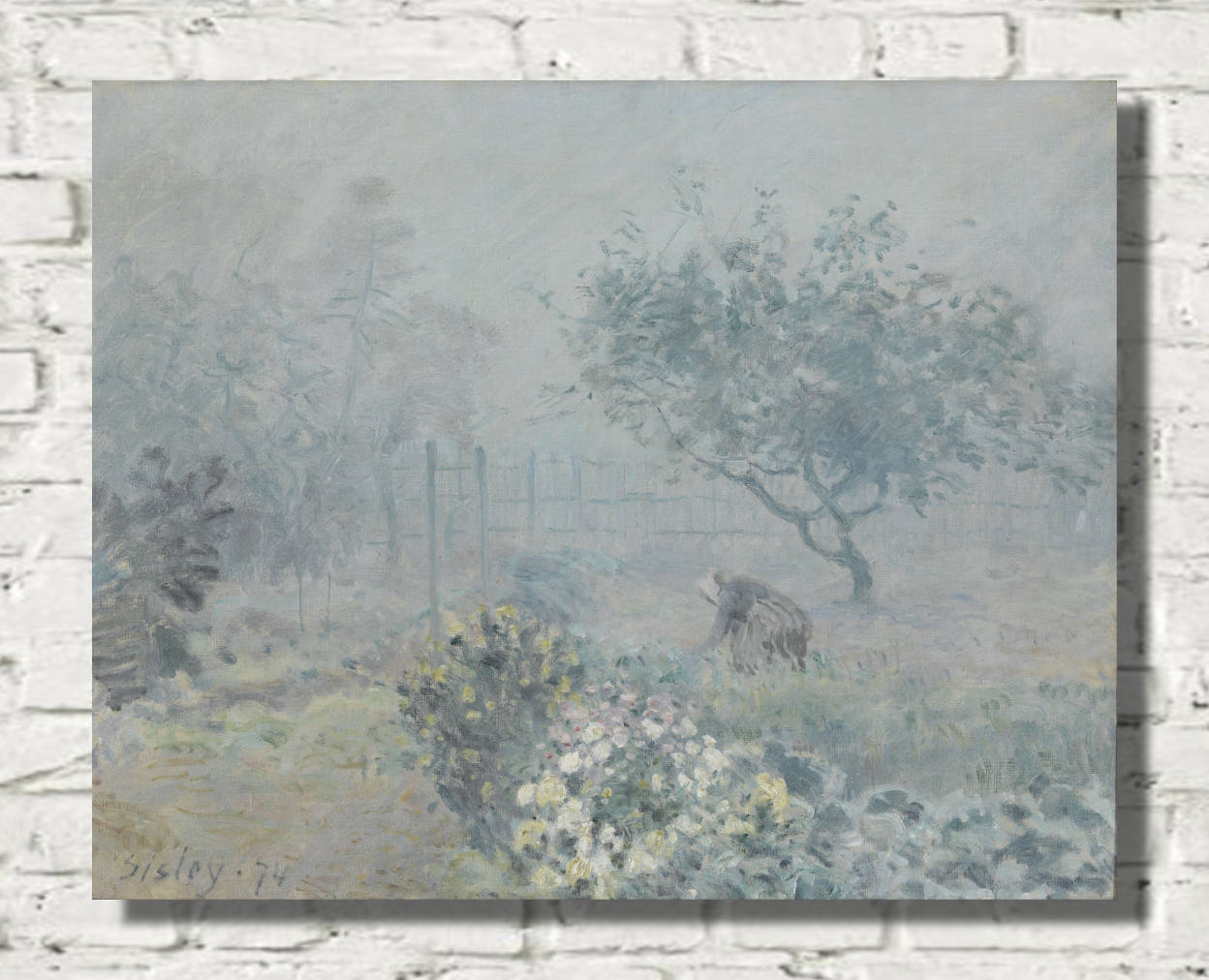 Alfred Sisley Print, Fog, Voisins (1874)