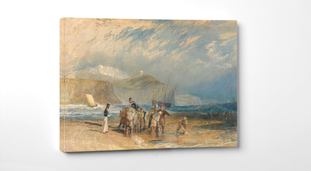 Folkestone Harbour and Coast to Dover by William Turner