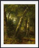 Asher Brown Durand Print, Forest in the Morning Light