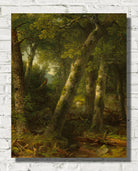 Asher Brown Durand Print, Forest in the Morning Light