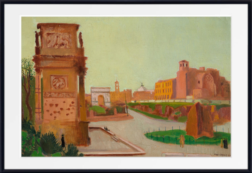 Forum, the Arch of Constantine (1928) by Maurice Denis