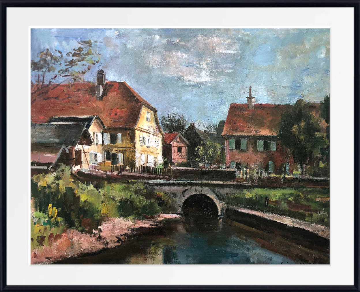 Otto Geigenberger Print, Franconian village near Bamberg (1940)