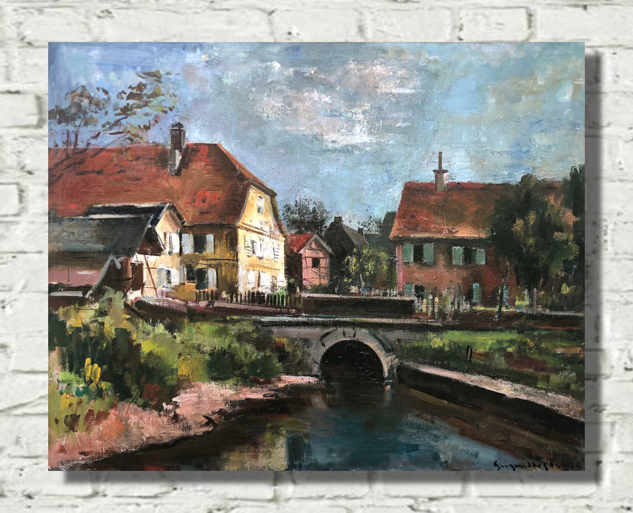 Otto Geigenberger Print, Franconian village near Bamberg (1940)