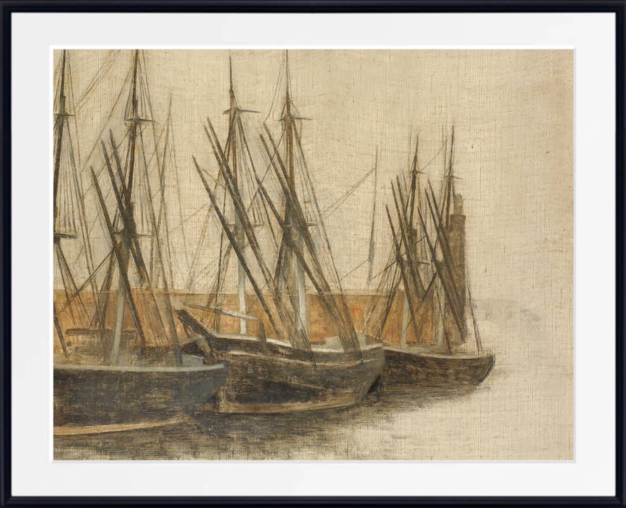 From Christianshavn’s Canal, Copenhagen, Wilhelm Hammershoi Fine Art Print