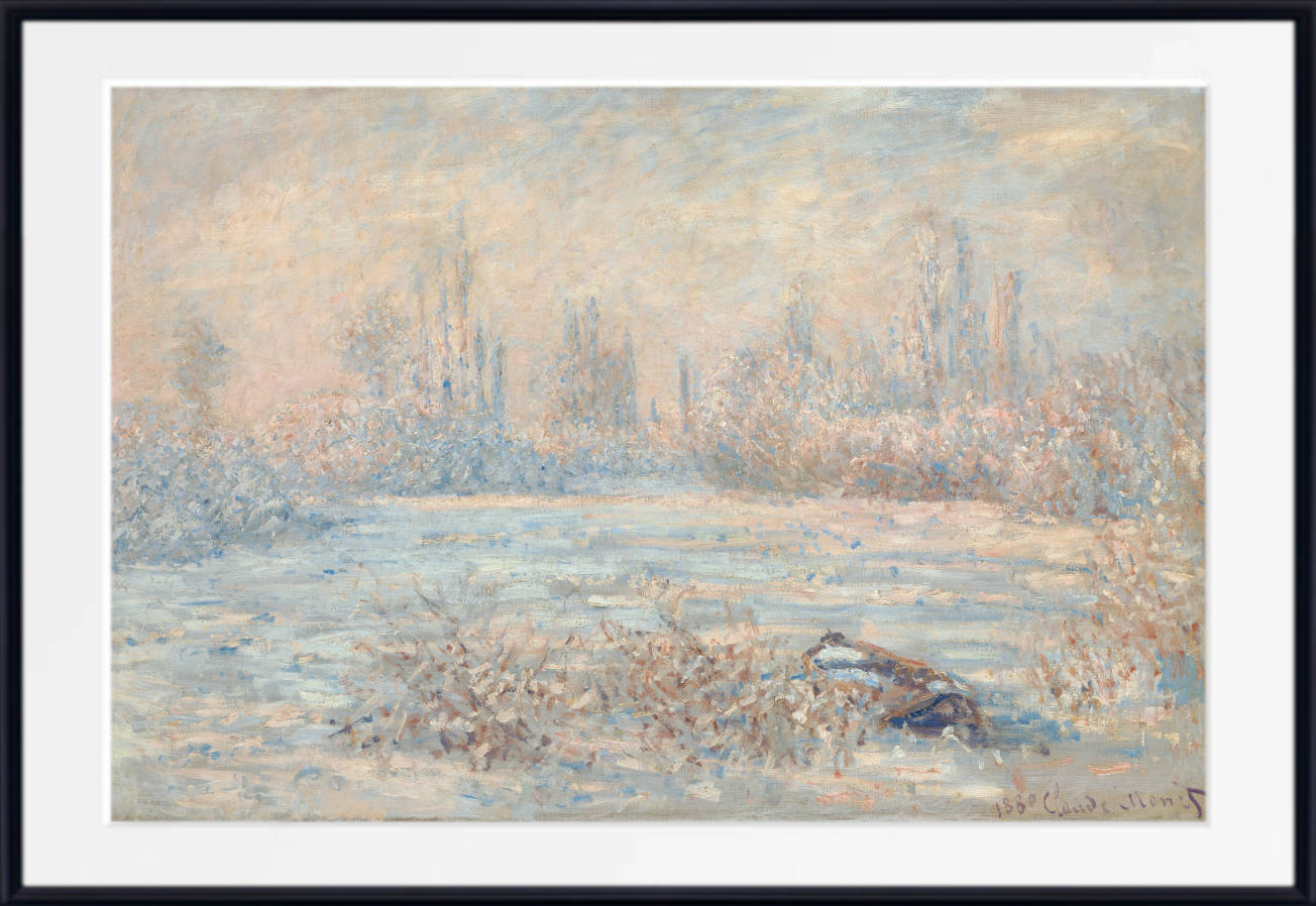 Claude Monet Print, Frost Landscape