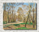 Tina Blau Print, Spring, from the Prater in Vienna (1900)