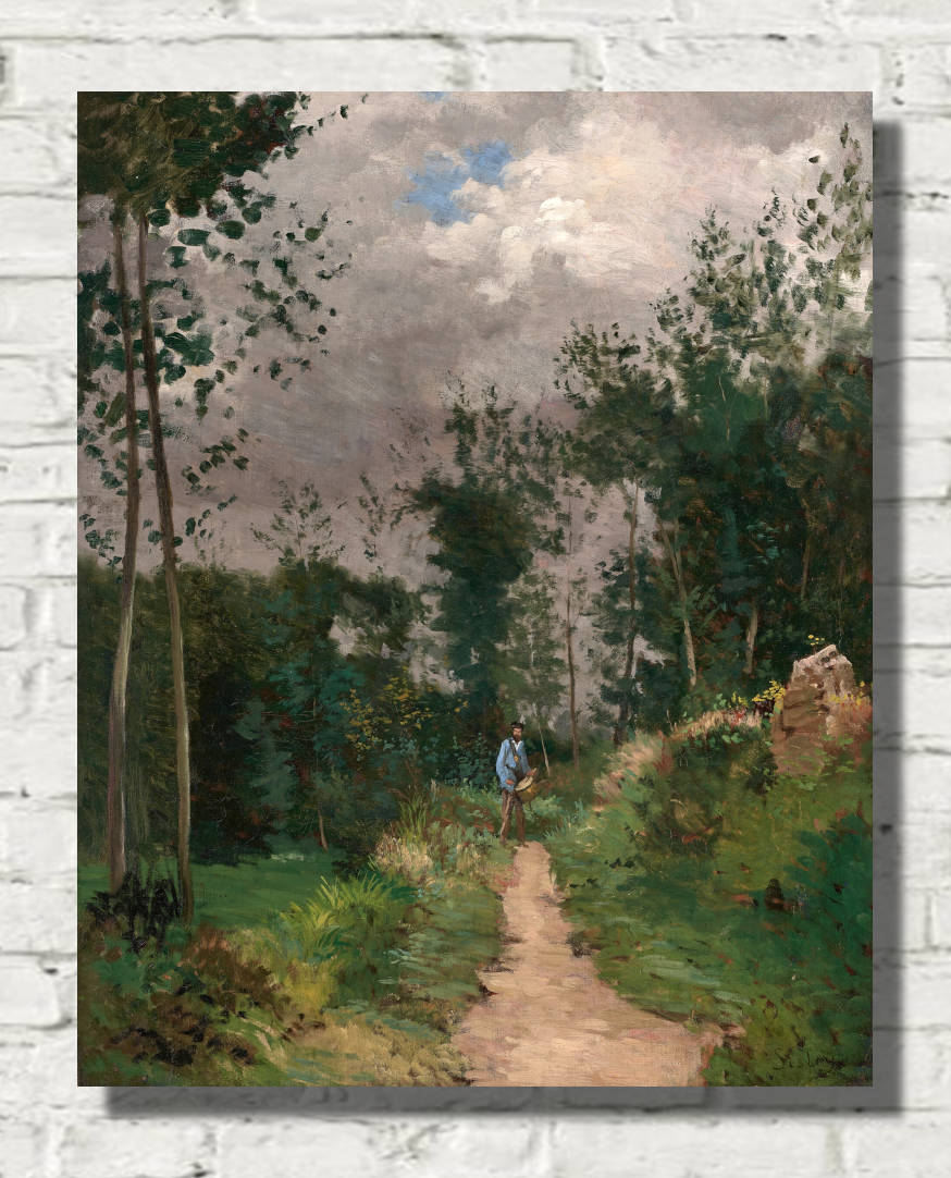 Alfred Sisley Print, Country guard in the forest of Fontainebleau