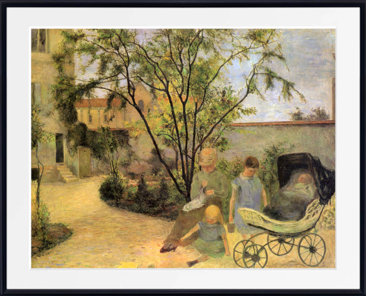 Paul Gauguin Fine Art Print : Garden in Vaugirard