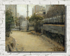 Santiago Rusinol Print, Garden of Montmartre (c1890)