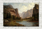 Albert Bierstadt Print : Gates of the Yosemite (1882)