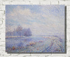 Gustave Loiseau Print, White frost (1899)