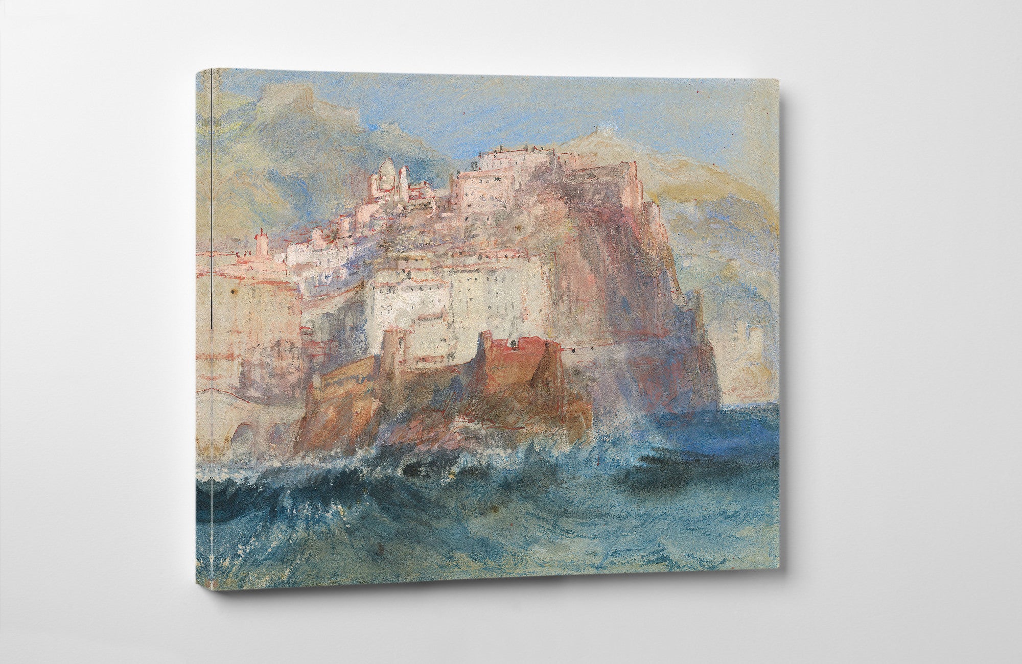 Genoa, from the Sea, looking up to the Church of Santa Maria Assunta in Carignano by William Turner