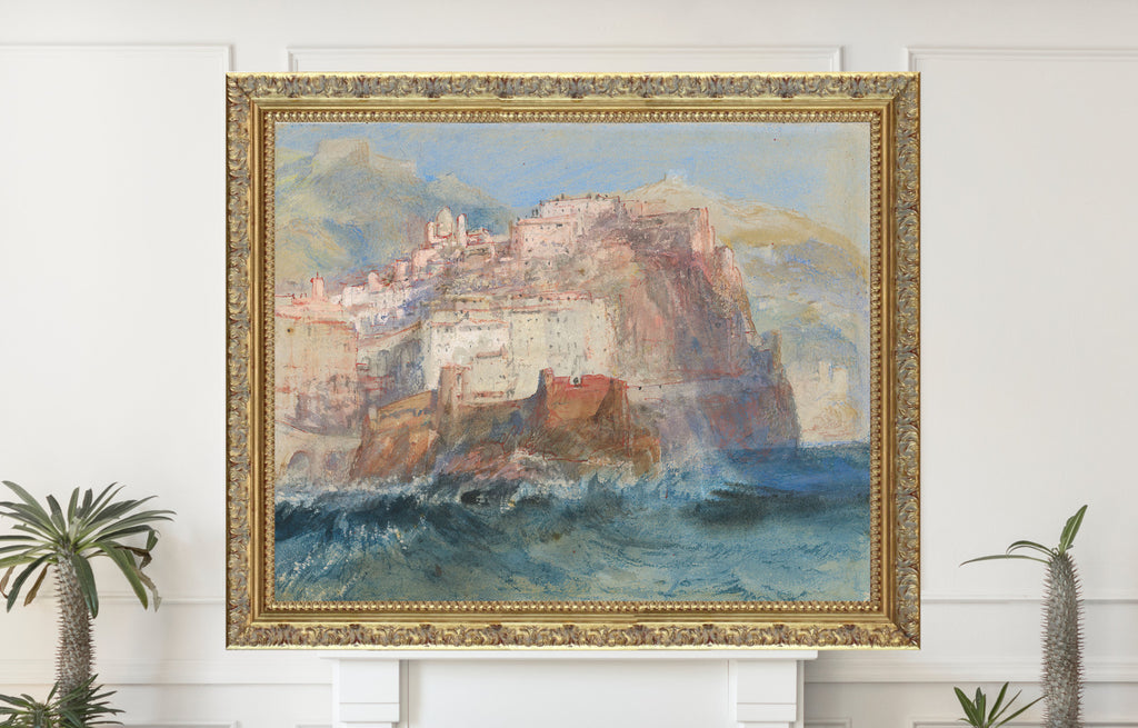 Genoa, from the Sea, looking up to the Church of Santa Maria Assunta in Carignano by William Turner