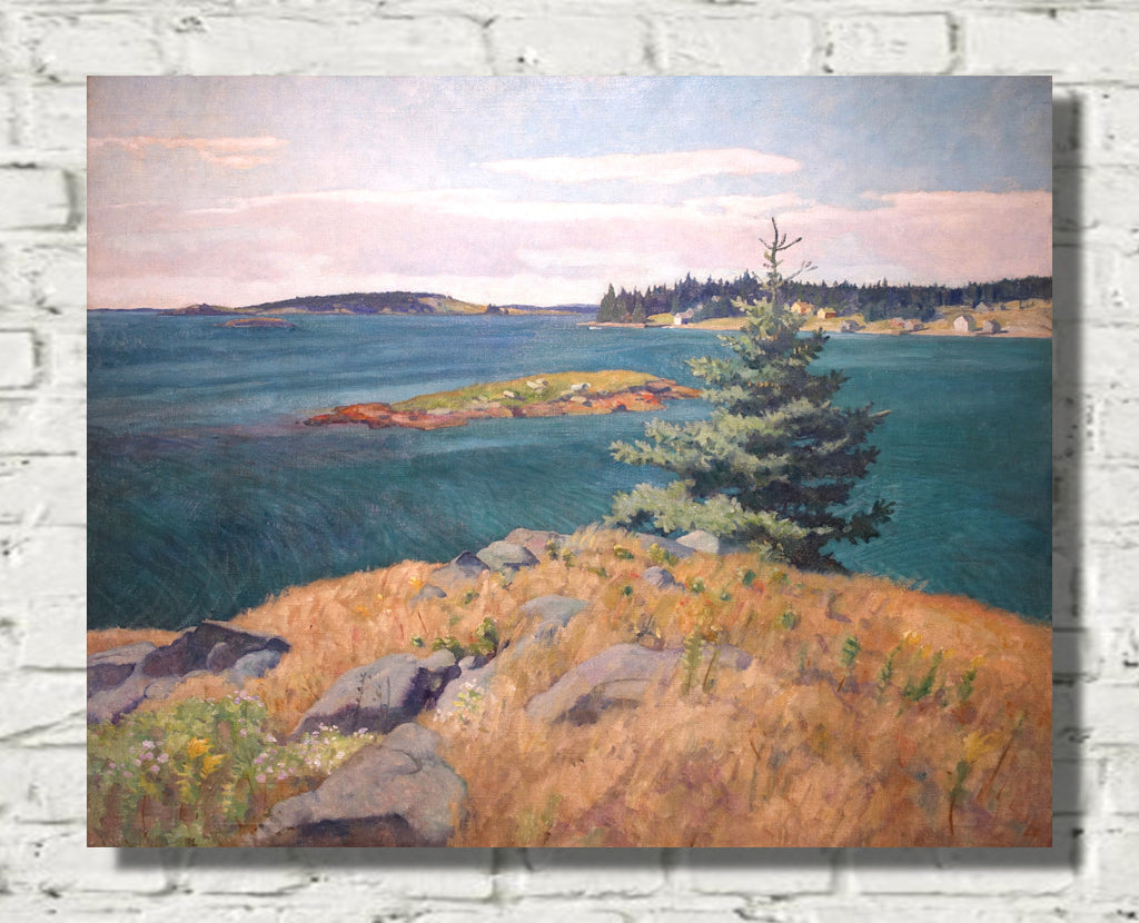 Georges Islands, Penobscot Bay, Maine  by N. C. Wyeth