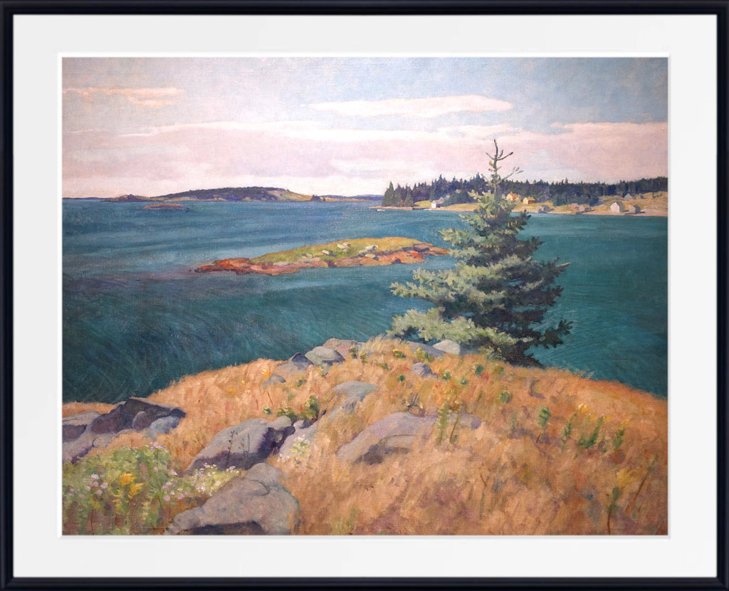 Georges Islands, Penobscot Bay, Maine  by N. C. Wyeth