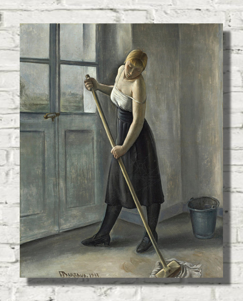 Girl At Work (1933) by Francois Barraud