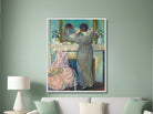 Frederick Carl Frieseke Prints, Girl Dressing Her Hair (1912) from GalleryThane