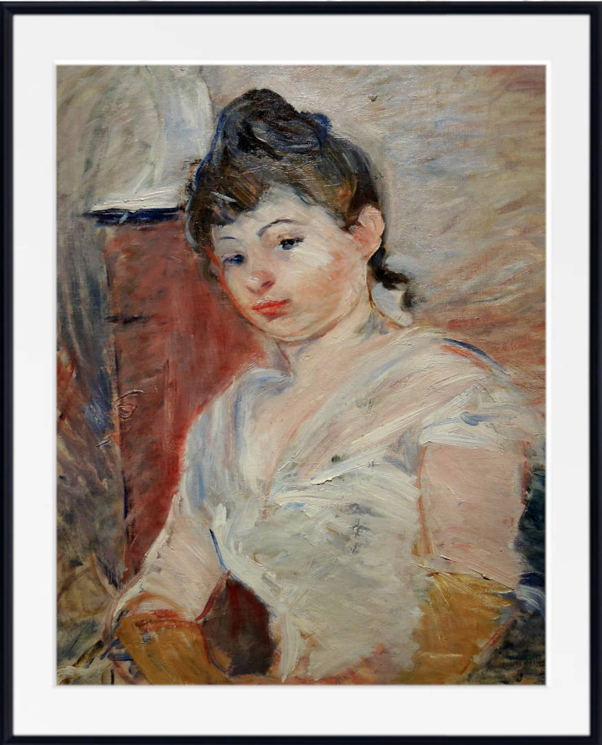 Berthe Morisot, French Fine Art Print : Girl in White