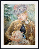 Berthe Morisot, French Fine Art Print : Girl With Dog