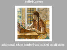 Frederick Carl Frieseke – Girl at Writing Desk (1927) | Fine Art Prints & Canvas Panels From GalleryThane